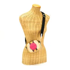 コーチ COACH ミニ デンプシー ショルダーバッグ キャンバス レザー シグネチャー 2635 カメラバッグ ポシェット 肩掛け 斜め掛け クロスボディ レディース ベージュ / オレンジ / カーキ / ピンク 美品 中古 mar09010