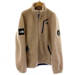 ザノースフェイス THE NORTH FACE ホワイトレーベル WHITE LABEL リモフリースボアジャケット RIMO FLEECE JACKET アウター ロゴ 韓国限定 XL ベージュ 青 ブルー  NJ4FL50L /MP ■GY01