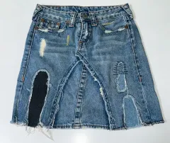 TRUE RELIGION トゥルーレリジョン　MANDAYミニデニムスカート TRUE RELIGION トゥルーレリジョン MANDAYミニデニムスカート
