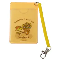 【メール便】スヌーピー 定期入れ クリアパスケース ウッドストック vacation ピーナッツ マリモクラフト ICカードケース キャラクター グッズ 