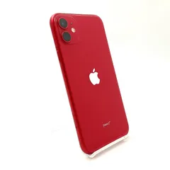【全額返金保証】【最速発送】Apple iPhone 11 128GB (PRODUCT)RED au 白ロム 75% 動作確認済