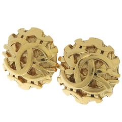 シャネル ココマーク ラウンド イヤリング GP レディース CHANEL【中古】 【アパレル・小物】