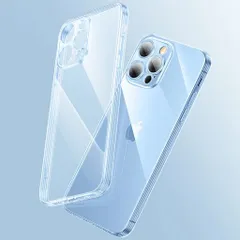 iPhone13ProMaxケースクリア透明耐衝撃アイフォン13promaxカバーワイヤレス充電薄型柔らかい軽量TPU黄変防止ファッションソフトケース人気保護カバー(全透明)