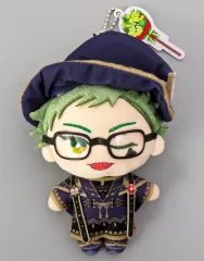 【中古】キーホルダー トレイ・クローバー ミニミニぬいぐるみ(ブルームバースデー ver.) 「ディズニー ツイステッドワンダーランド プレミアムバースデー2023 POP UP SHOP in アニメイト」