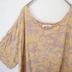 マザー Mother カットソー Tシャツ ドロップショルダー 総柄 a953622ssのサムネイル