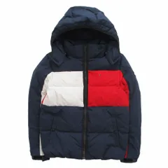 ⭐１６０　トミーヒルフィガーのダウンジャケット　兼用 TOMMY HILFIGER トミー ヒルフィガー ダウン フード付き