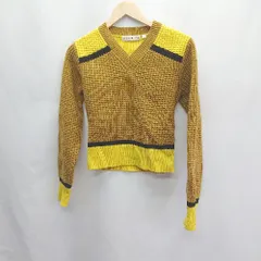 ◇ UNIQLO×MARNI 長袖 ニット サイズM キャメル レディース E  【1406050072483】