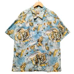 PATAGONIA パタゴニア 品番 52558S5 pataloha パタロハ 2005 総柄 シルク混 コットン 半袖シャツ サイズ L 正規品 / 50588