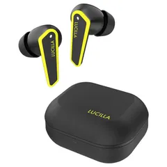 【 新品 未開封 】   LUCILLA 3つの音質に切り替えできる 完全ワイヤレスイヤホン ［ワイヤレス(左右分離) / ノイズキャンセリング対応 / Bluetooth対応］ スパークイエロー TWS014SY 未使用 送料無料