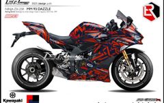 CBR250RR デーカルキット(大豆) CBR250RR カスタムデカールキット - メルカリ