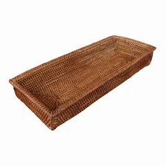 2種類セット○B5＆A4長方形ケース○無地○アタ○バリ島○1093.2