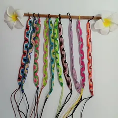 ミサンガ　カラフル　夏アクセ　ペア♡カップル　２本セット♪