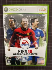 Microsoft　Xbox360ソフト　FIFA10 ワールドクラスサッカー(説明書付)　中古　【D22