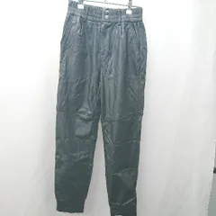 ◇ ⊇◎●未使用● bershka ウエストゴム フェイクレザー イージーパンツ サイズXS ブラック レディース E  【1505290004657】