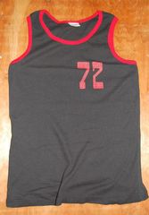 REAL THINGS サーマル タンクトップ MADE IN USA 72 BLACK