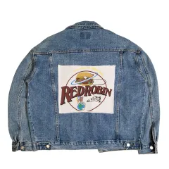 redrobin バックプリント デニムジャケット