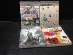 ワールドサッカー ウイニングイレブン 2012, torne, アサシンクリード 3, 実況パワフルプロ野球 2010 PS3 プレステ3 ソフト 4点まとめて mGG019 ● ★