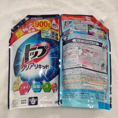 トップ　洗濯用洗剤　クリアリキッド　液体　900g　2個セット　新品　匿名　即日
