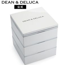 DEAN & DELUCA 三段重 小 ホワイト 13.5cm角