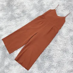 【良品】mysty woman ミスティウーマン サロペット 生地柔らかめ  (F)  カジュアル  カワイイ  レディース  オレンジ系  橙色【送料無料】のサムネイル