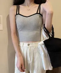 カップ付き キャミソール 3色
