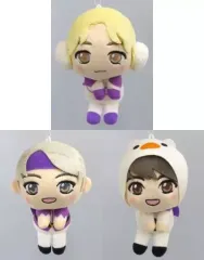 【中古】ぬいぐるみマスコット・ぬいぐるみバッジ 全3種セット Purple Holidays ＆ you モアプラスマスコット“Jimin＆V＆Jung Kook” 「TinyTAN」