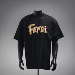 【今日特価】Fendi 25SS フェンディ オーバーラップロゴアイ半袖 T