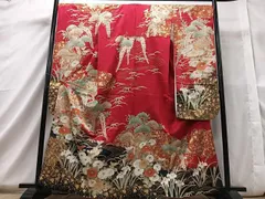 平和屋着物■豪華振袖　吉祥花文　暈し染め　金銀彩　正絹　逸品　CAAS1455xe