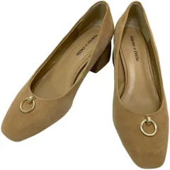 【美品】オデットエオディール (23.5) パンプス スウェード 飾り 希少