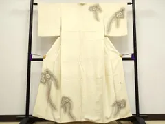 訪問着 樋熊哲也 美しい辻が花絞り 海松藍色 トールサイズ K-4128 特選 樋熊哲也 辻が花 金通し 多色 訪問着 A772-4 M 【中古】の