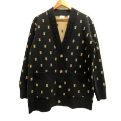 BURBERRY/バーバリー  8021033 TBロゴ ウール カーディガン ブラック メンズ ブランドのサムネイル