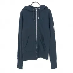 NIKE(ナイキ) レディース ミニロゴ ジップアップパーカー フード付き ネイビー 80 ( HU36087 )