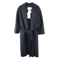 MaxMara マックスマーラ LABBRO カシミヤ ダブルフェイス ベルテッドコート 10161179 ネイビー 34のサムネイル