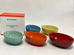 ルクルーゼ フラワー プレート LC 14cm (4枚入り) ソルベコレクション