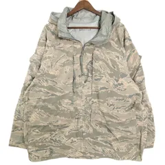00年代 米軍実物 U.S.AIRFORCE APECS GORETEX パーカージャケットミリタリー ABUカモ (メンズ X-LARGE REGULAR) 中古 古着 A3936