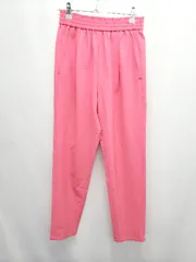 ◇ ⊂ green label relaxing UNITED ARROWS ウエストゴム テーパード パンツ サイズ34 ピンク系 レディース E  【1507100015631】