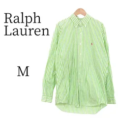 Ralph Lauren 緑 白 長袖 トップス M