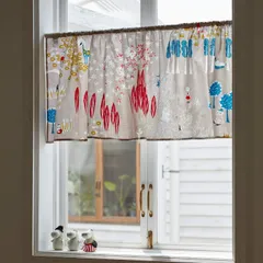 Quarter report カーテン廃盤pigeon 2枚