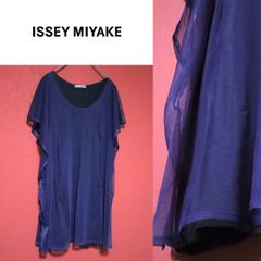 ISSEY MIYAKE PERMANENTE レイヤード風リネン混 ブラウス - メルカリ