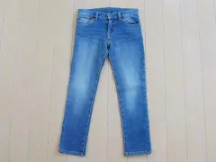 【中古】 ユーズド ラルフローレン キッズ ｒalph ｌauren パンツ 110cm ★2 ズボン カットソー素材 デニム風 青 ユーズドデザイン レギンス キッズ 子供服 女の子 ガールズ 女児 アウトレット リサイクル 古着