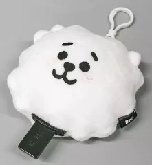【中古】鏡・ミラー RJ(ジン) PLUSH MIRROR＆COMB SET(ミラー＆コームセット) 「BT21×オリーブヤング」