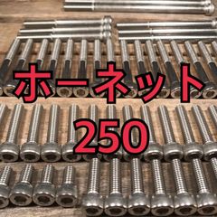 ステンレス製 ホーネット250 MC31 左右エンジンカバーボルト 合計29本