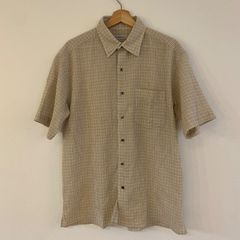 M0019 【送料無料】 INTERMEZZO インターメッソォ　ボタン半袖シャツ　Lサイズ　メンズ　春夏