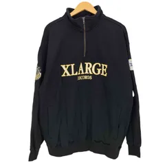 エクストララージ XLARGE RECORDS HALF ZIP PULLOVER SWEAT ハーフジップスウェット メンズ JPN：L 