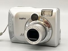 【美品動作確認済み】SANYO Xacti DSC-S4 シルバー 単3電池駆動