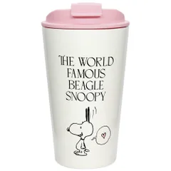 ☆ スヌーピー.アイボリー2 ☆ キャラクター フタ付きステンレスタンブラー 300ml ステンレスタンブラー フタ付き キャラクター タンブラー 保温 保冷 蓋つき ふた コーヒータンブラー コーヒー マイボトル おしゃれ かわいい ギフト 誕生日 大人
