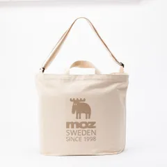 ☆ アイボリー ☆ moz モズ ファスナーの付いた帆布トートL ショルダー付 moz モズ バッグ ファスナーの付いた帆布トートL トートバッグ トートバック ショルダーバッグ ショルダーバック 斜めがけバッグ 帆布 キャンバス レディース 大きめ A4