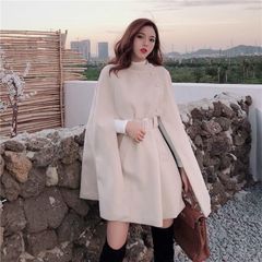 キルティング風コート ポンチョ ロング ar 美人百科 谷まりあ 新木優子