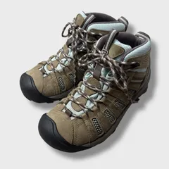 ☆KEEN☆キーン☆Voyageur☆トレッキングブーツ☆ハイキングシューズ☆アウトドア☆茶系☆レディース24cm☆C25M