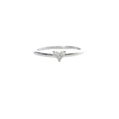 スタージュエリー STAR JEWELRY 指輪 リング K18 WG ダイヤ0.08ct ミステリアスハート 8号 ホワイトゴールドのサムネイル
